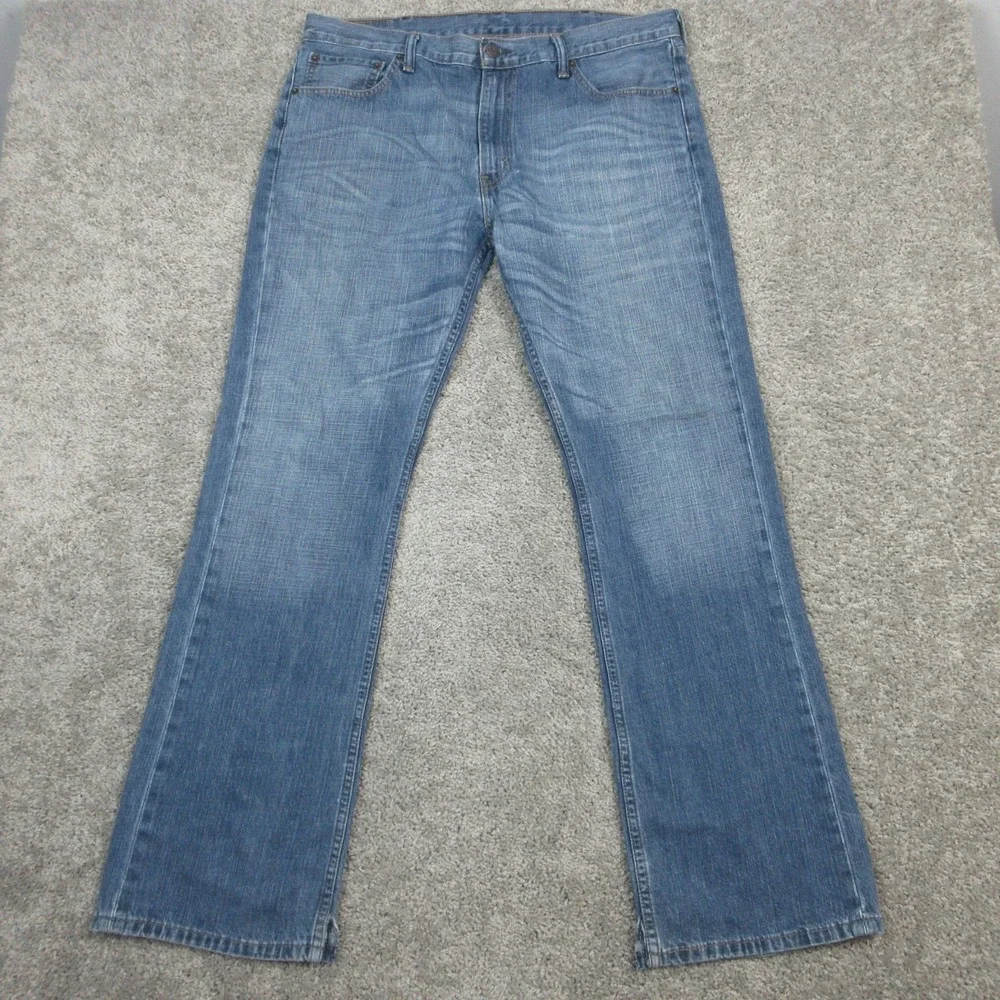 Levis Jeans‎ Mens 38x34 Blue 527 Bootcut Western Cowboy Ranch Rodeo Denim Pants